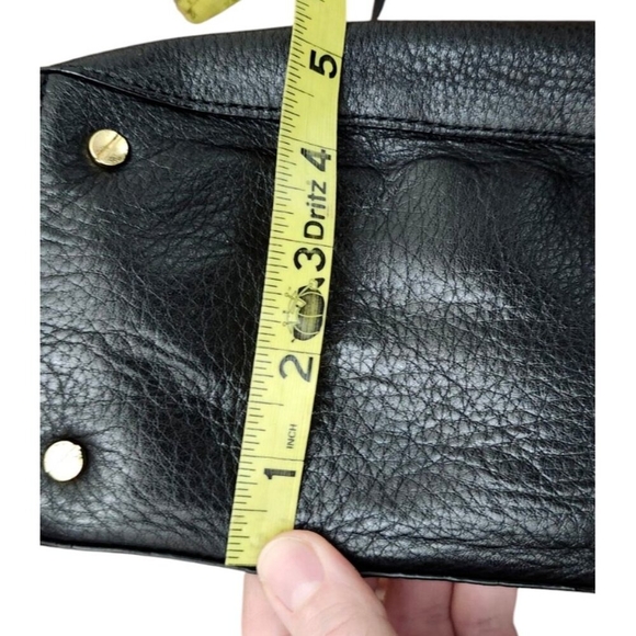 TORY BURCH AMANDA COGNAC PEBBLED LEATHER CROSSBODY HOBO TOTE BAG PURSE - Picture 13 of 16